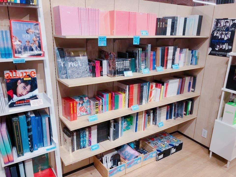 Kpop album store in new york