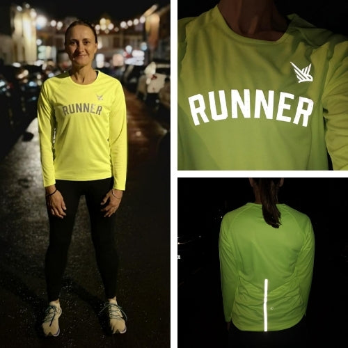 neon running top