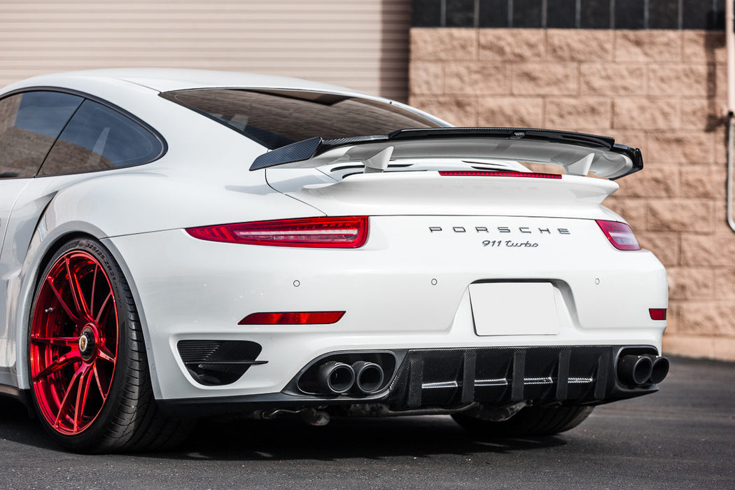 Agency Power Aeroform Carbon Fiber Wing Lip Spoiler 991 Turbo Flat 6 Motorsports Porsche Aftermarket Specialists