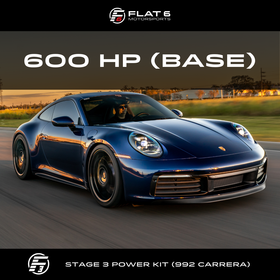 Stage 3 600HP Power Kit (992 Carrera) - Flat 6 Motorsports