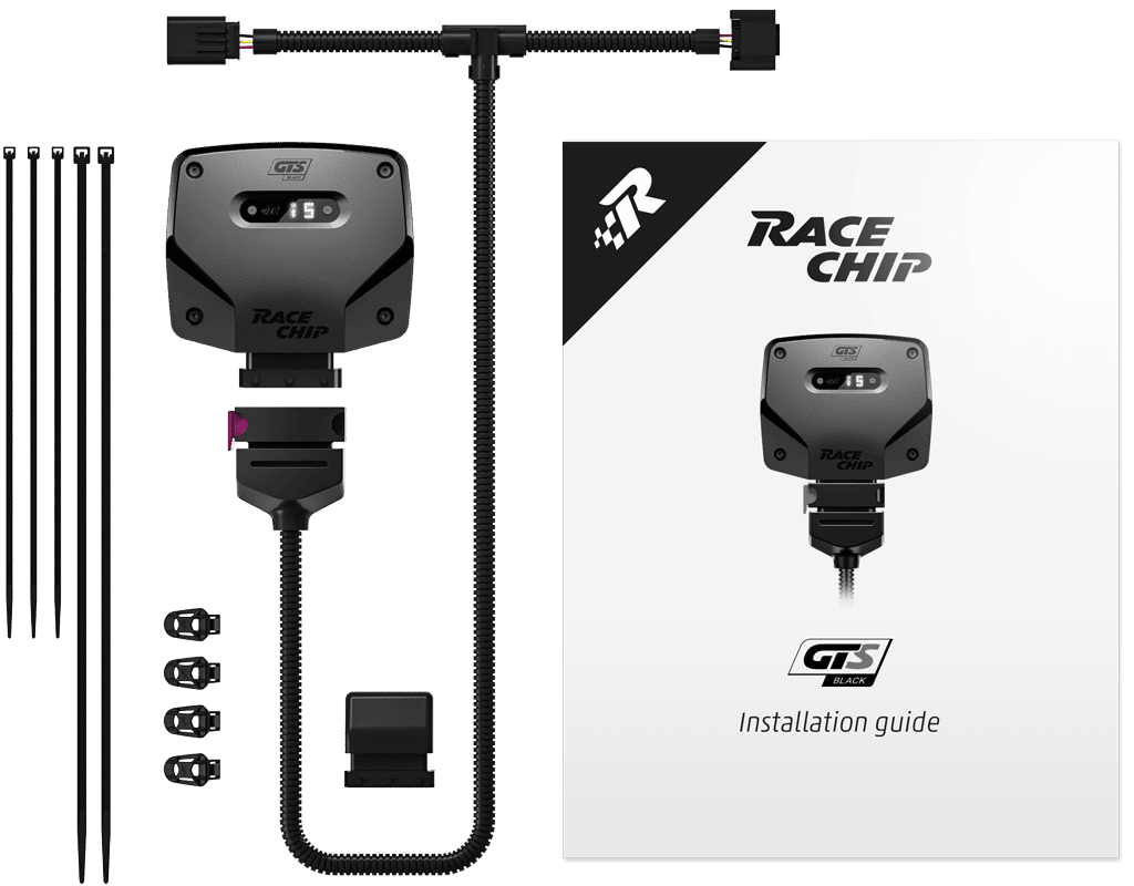 ファッションの RaceChip GTS Black コネクト MERCEDES BENZ S400 3.0L V6 ツインターボ W222 C217  367PS 520Nm