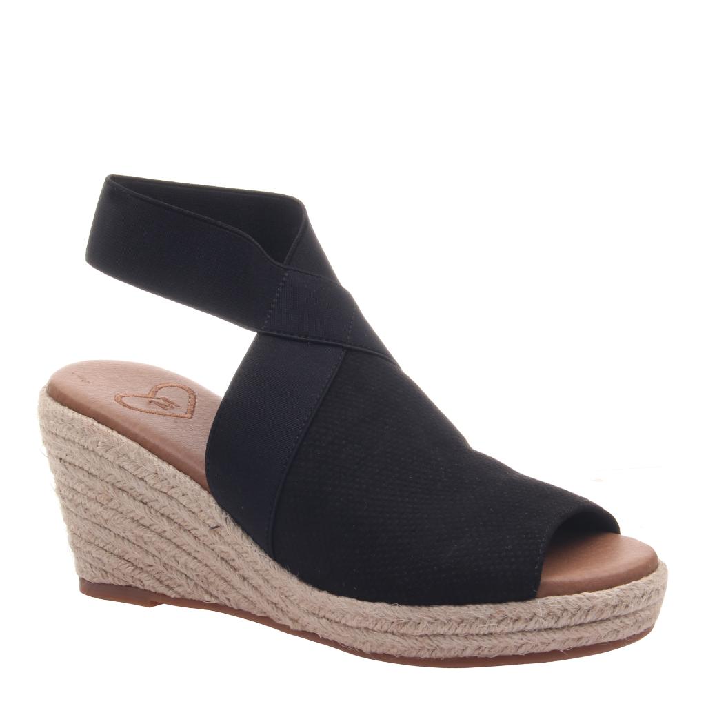 black wedge womens shoes