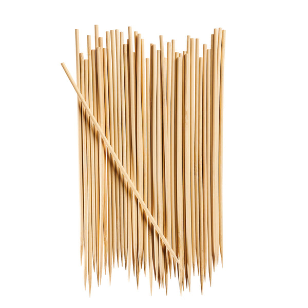 Comfy Package 12” Bamboo Sticks Wooden Skewers for Kabobs & Smores