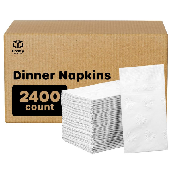 Bulk 2 Ply Dinner Paper Napkins Disposable 20 Bags/Case
