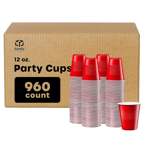 Apple Red 12 oz Plastic Cups (20ct) – US Novelty