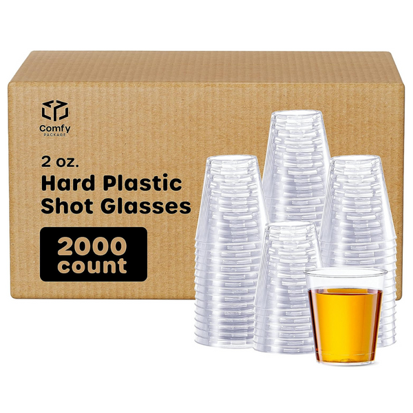 Bulk 48 Ct. Clear Disposable Plastic Cups with Lids & Straws