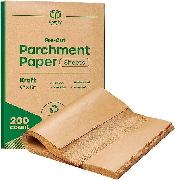 SMARTAKE Parchment Paper, 13 in x 164 ft (177 Sq. Ft) Non-Stick