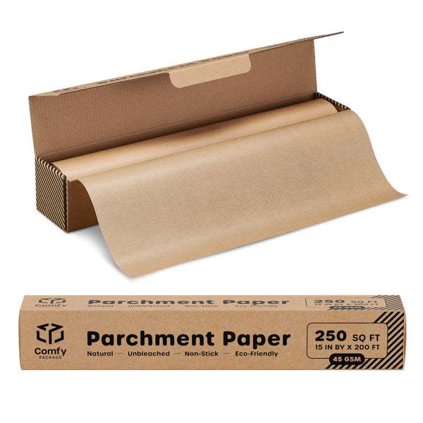 Bleached White Parchment Paper Baking Sheets Pan Liner 12x16 250 Pack