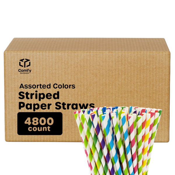 Whaline 200Pcs Bumble Bee Paper Straws Summer Honey Bee Yellow White  Disposable Straws Stripe Patterned Drinking Well Crafted Straws for Juices  Shakes