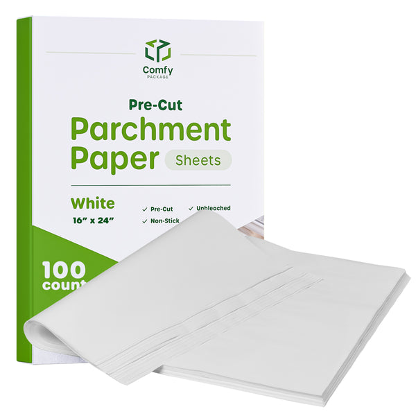 2-Pack) Katbite 16x24 inch Heavy Duty Parchment Paper Sheets 100Pcs Precut