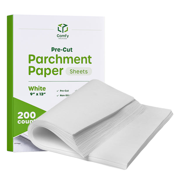  Glad Pre-Cut Parchment Paper for Baking, Pre-Cut Baking Paper,  White Parchment Paper for Baking, Food Prep, Food Storage, and Everyday Use