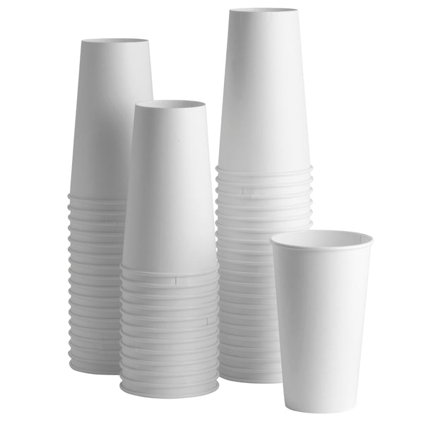 Comfy Package 6 Oz White Paper Cups Disposable Coffee Cups