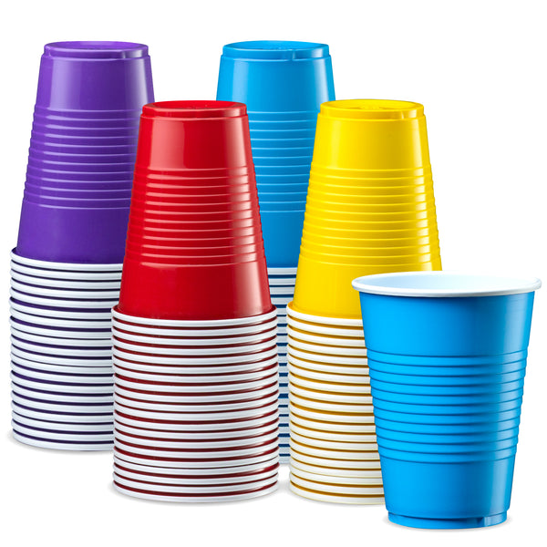 Red Plastic Cups, 9oz, 72ct