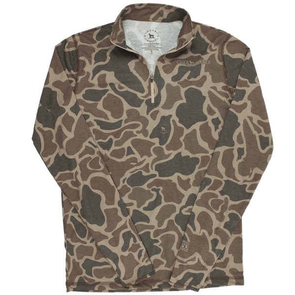 camo 1 4 zip pullover