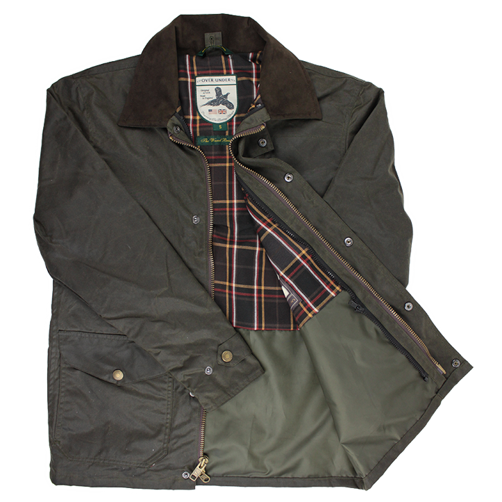 Waxed Briar Jacket Olive | Over Under Clothing