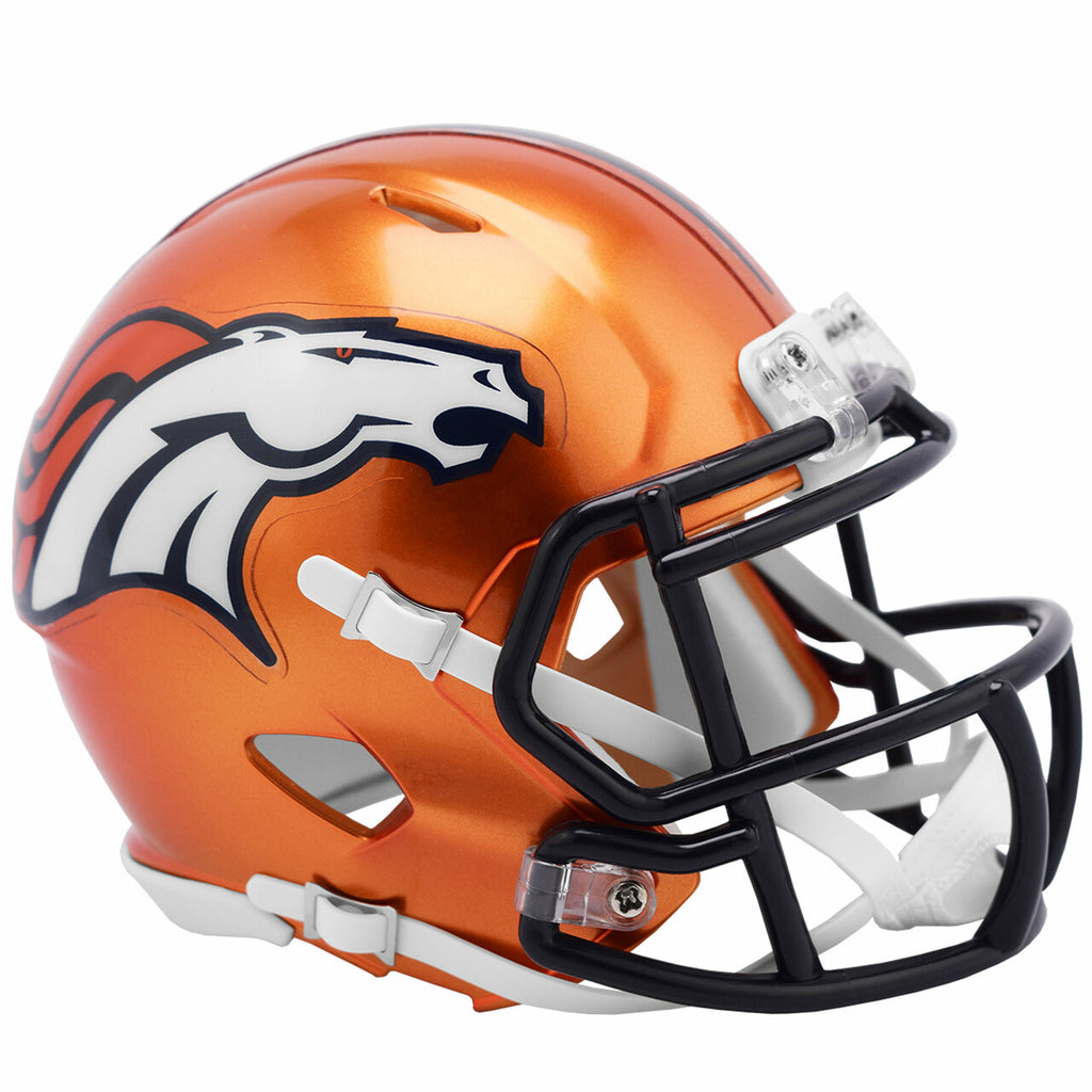 Peyton Manning Indianapolis Colts & Denver Broncos Autographed Half Riddell Speed Replica Helmet - Signature on Side