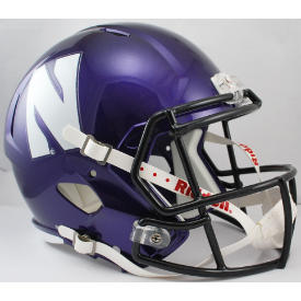 northwestern mini football helmet