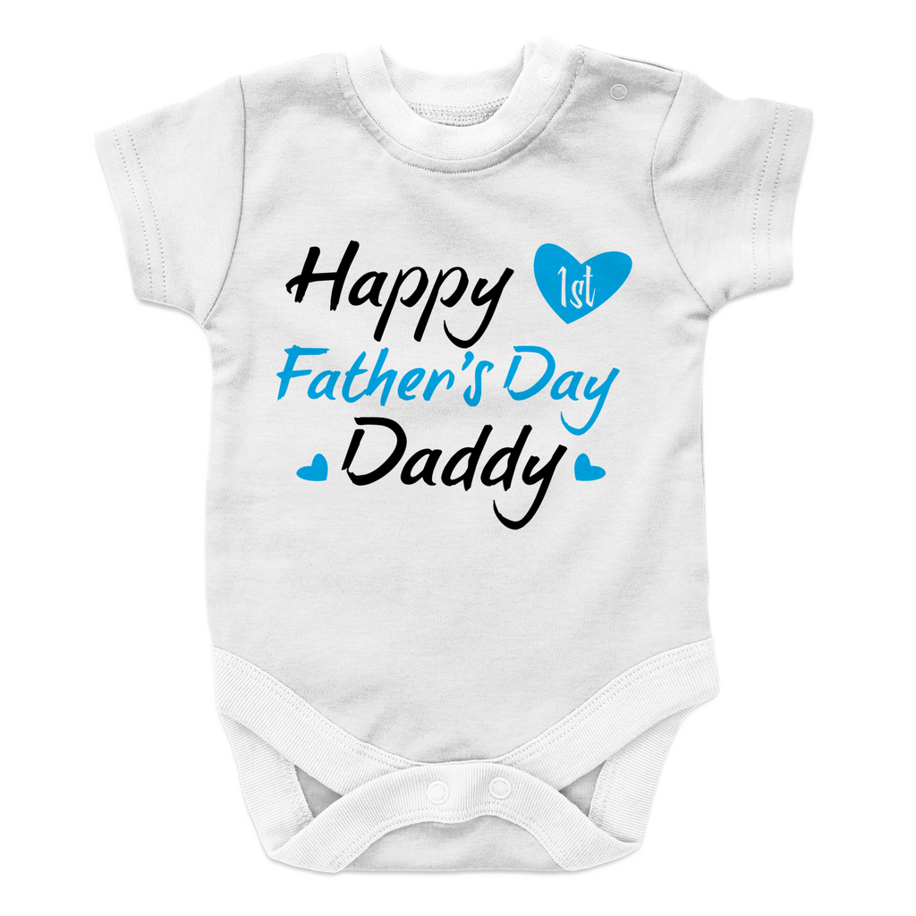 happy 1st fathers day onesie