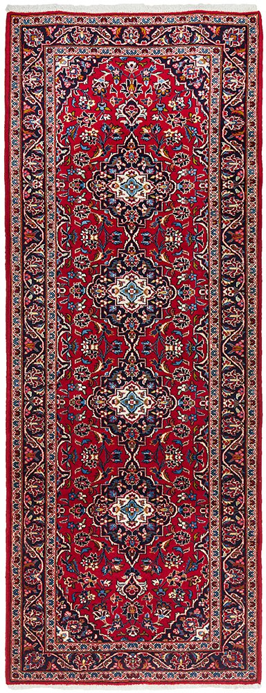 Hand-Knotted Kashan Persian Rug