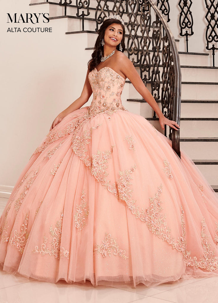 coral quinceanera