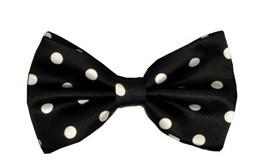 Black/White Polka Dot Silk Bow Ties – ABC Fashion