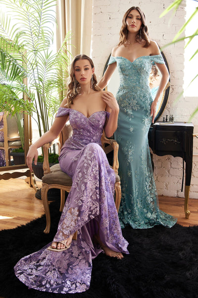 purple cinderella prom dresses