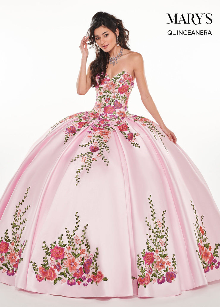 pink charro dress