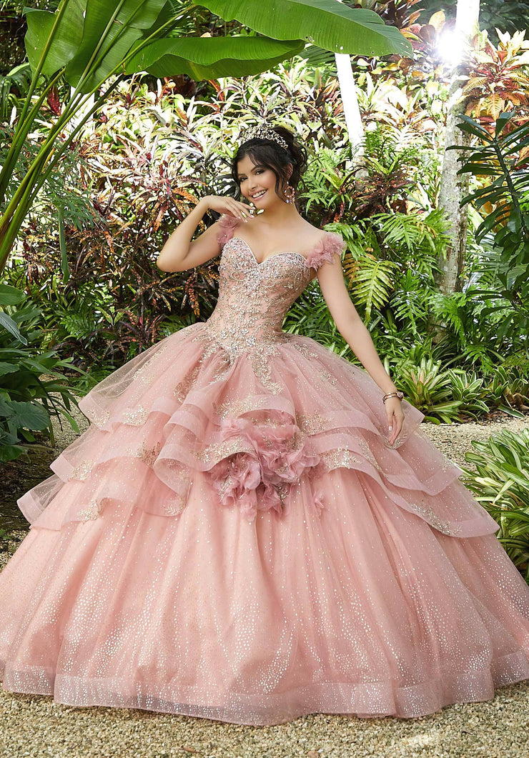 quinceanera dresses rose pink