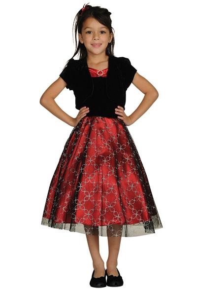 red holiday dresses for girls