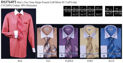 corfty Men's Classic French Cufflinks Business Dress