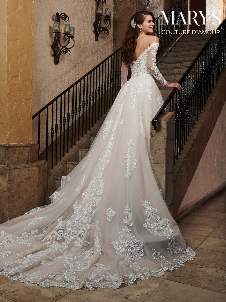 lace mary wedding dress