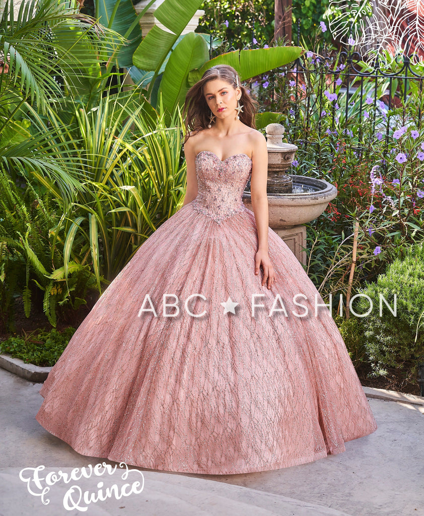 pink sparkly quinceanera dresses