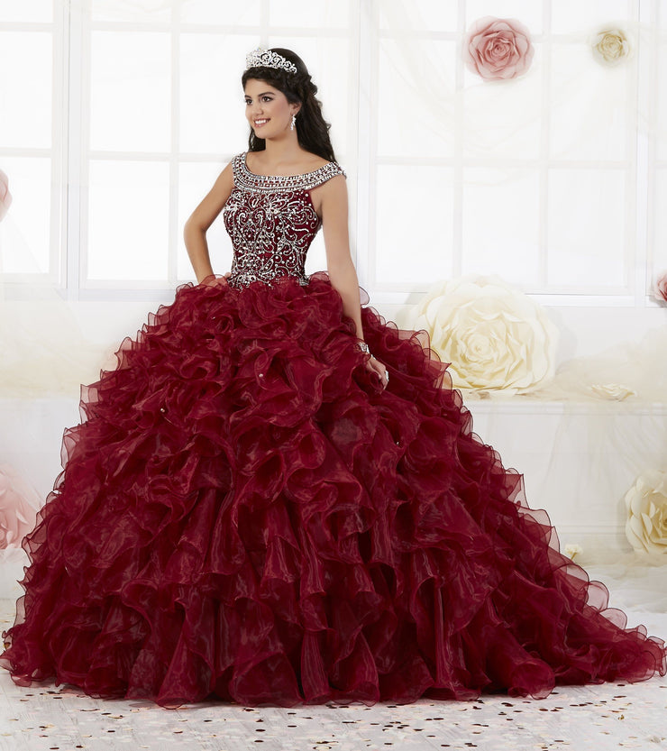 ruffled quinceanera dresses