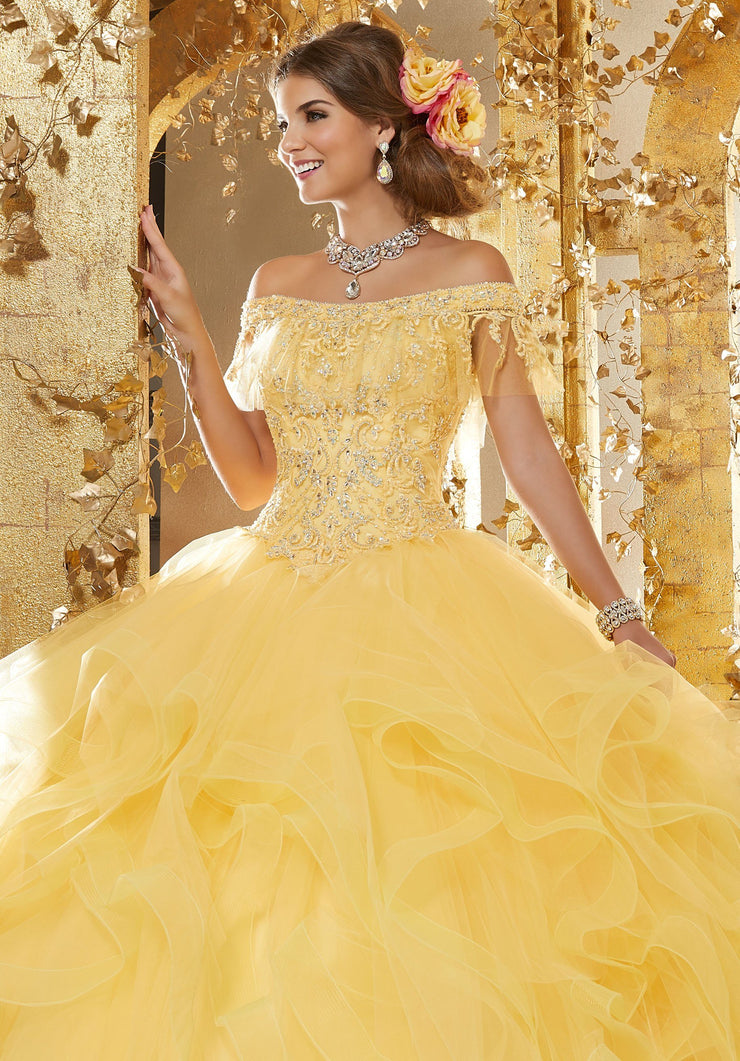 yellow gold quinceanera dresses