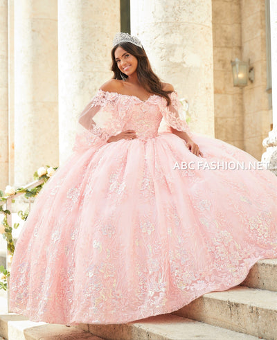 pink dresses for quinceaneras