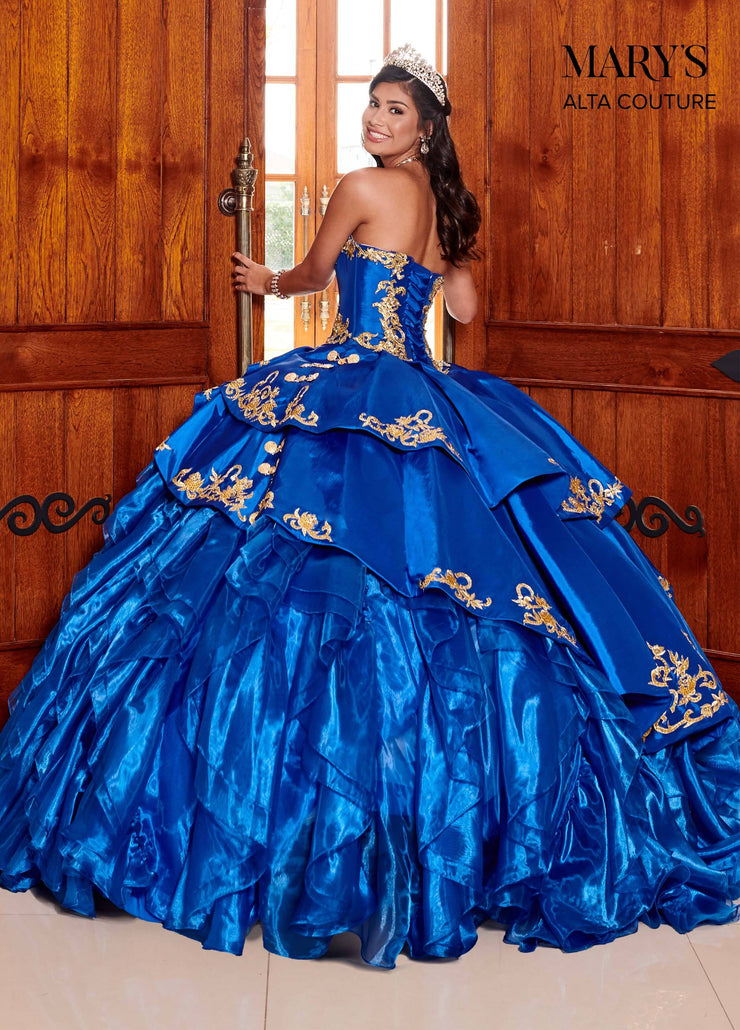 Strapless Charro Quinceanera Dress by Alta Couture MQ3049 – ABC Fashion