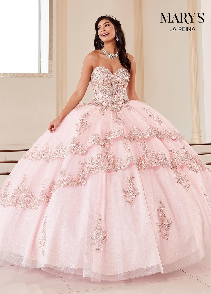 rose quinceanera dresses