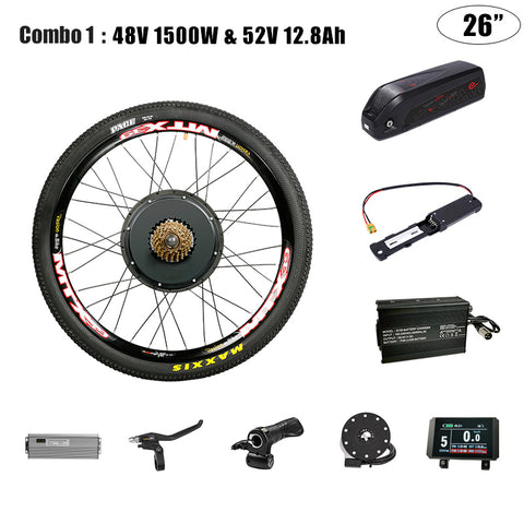 electric bike wheel with battery