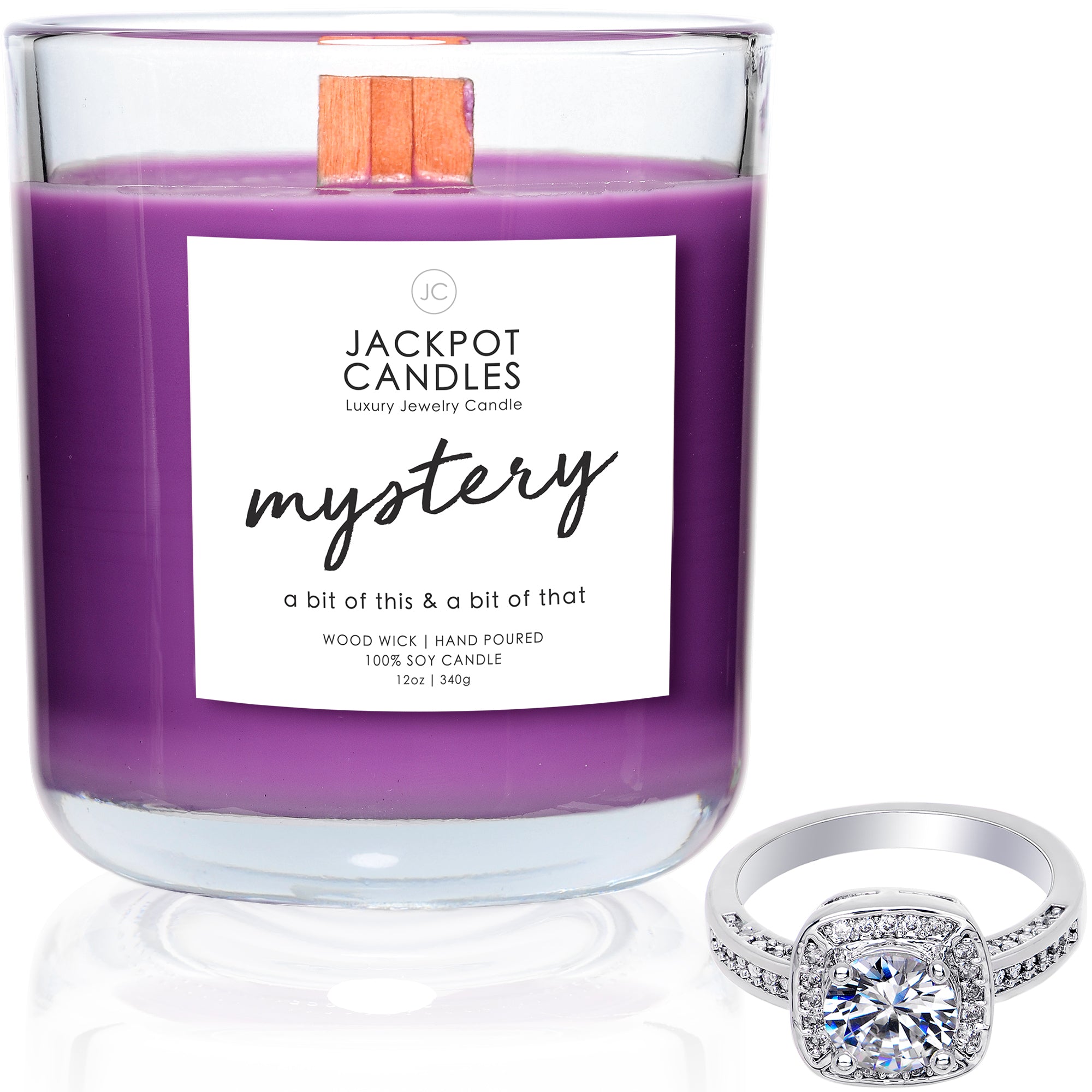 Mystery Wooden Wick Candle - Jackpot Candles product image