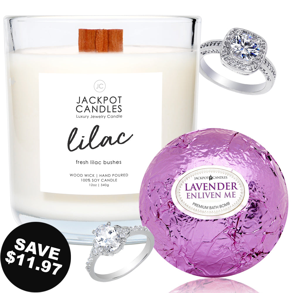 jewelry bath bombs and candles