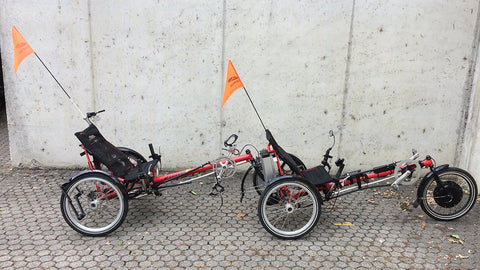 tandem trike conversion system