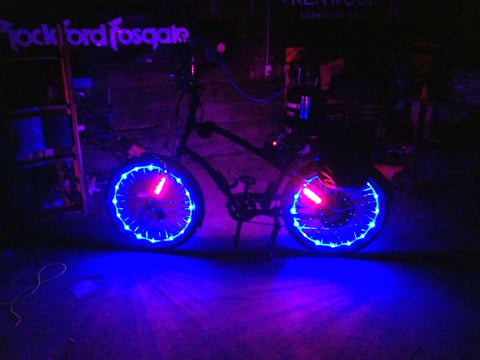E-Bike with lights