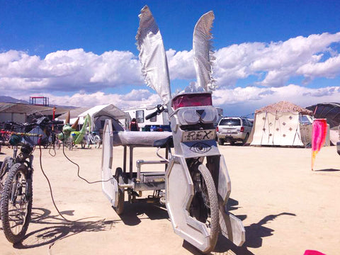 E-Bike kit Trike at Burning Man