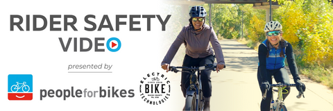 Learn how to safely ride your electric bike or trike on the roads