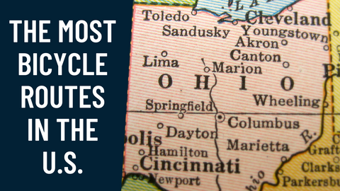 A new study has revealed that Ohio has the most bike routes in the US.