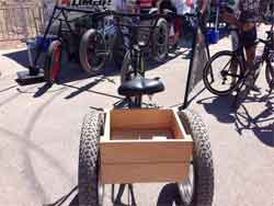 fat tricycle wooden battery box