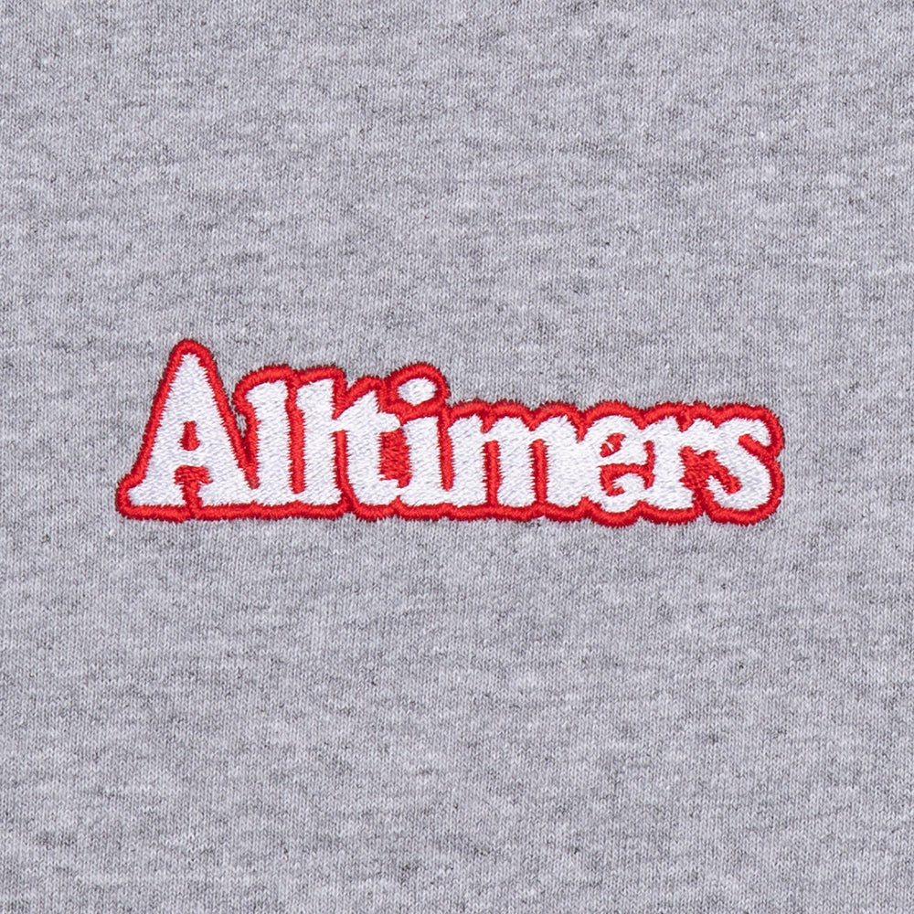 BROADWAY EMBROIDERED TEE HEATHER GREY