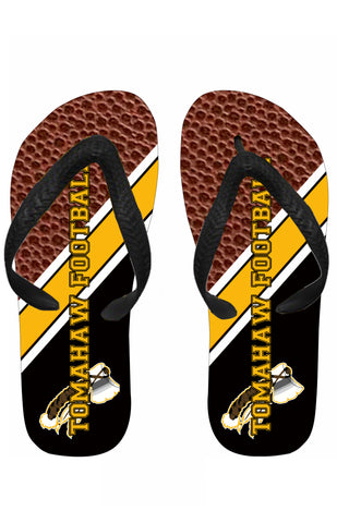 football flip flops