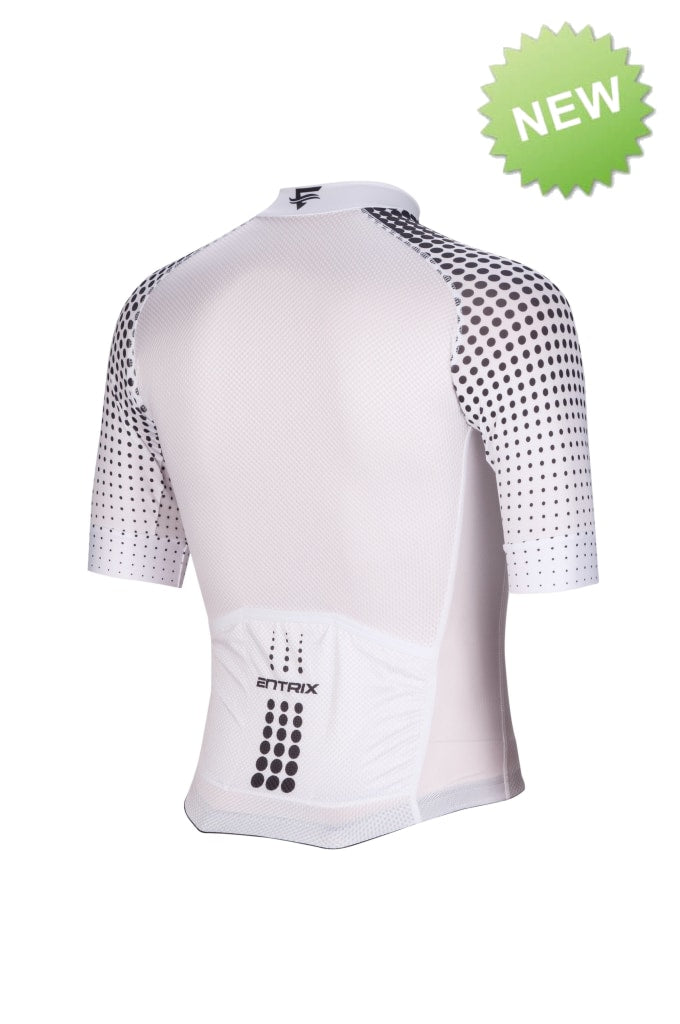 white cycling jersey mens