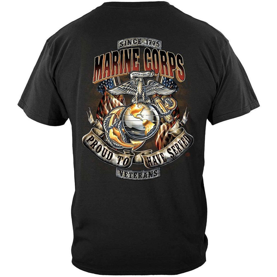 Marines Veteran T-Shirt – Military Republic